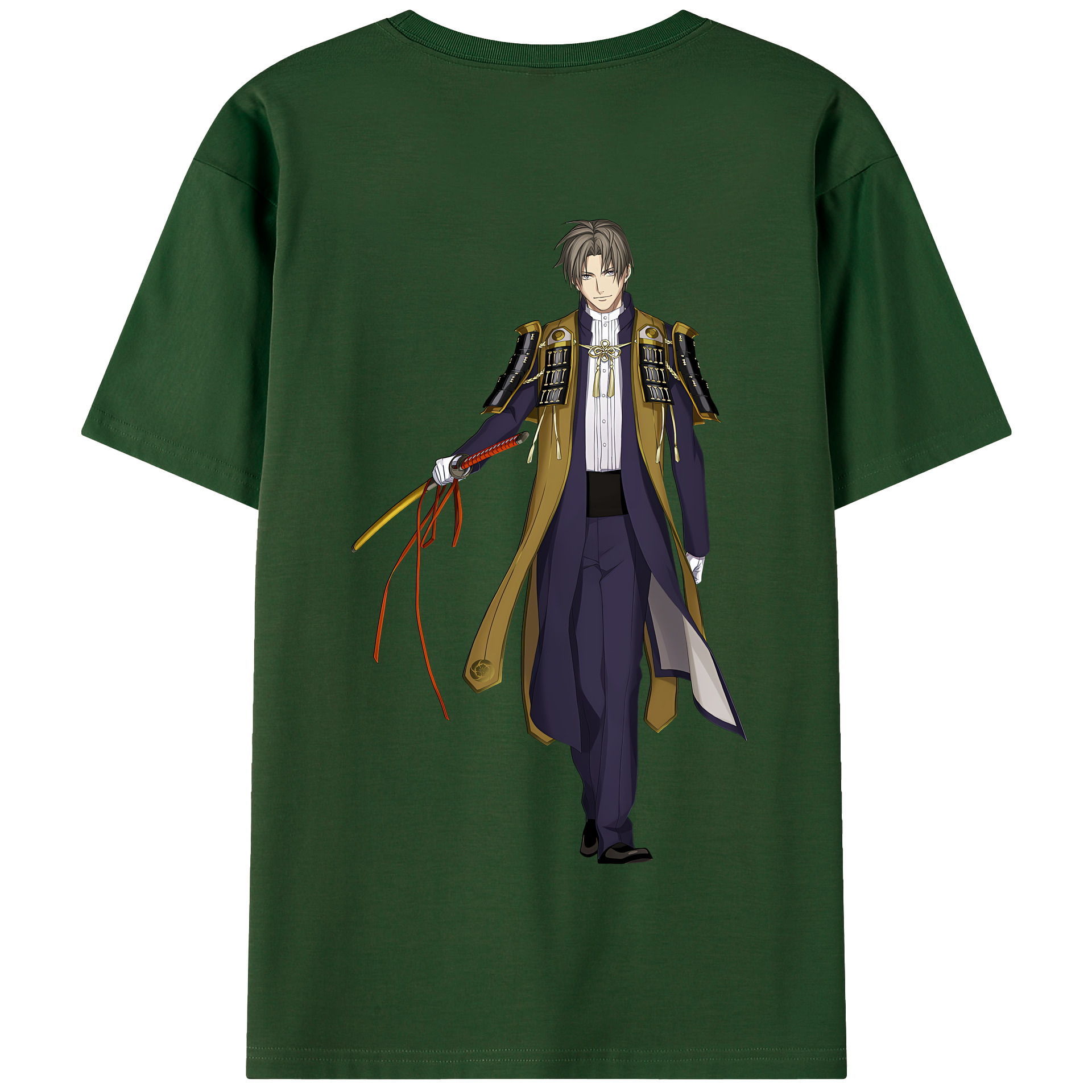 （画像用） 刀剣乱舞 Touken Ranbu 綿100％半袖Tシャツ（背面プリント）